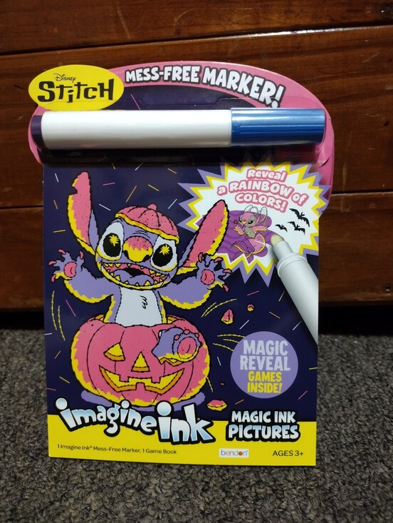Disney Other - Disney Stitch Imagine Ink Magic Ink Pictures - Blue & Purple